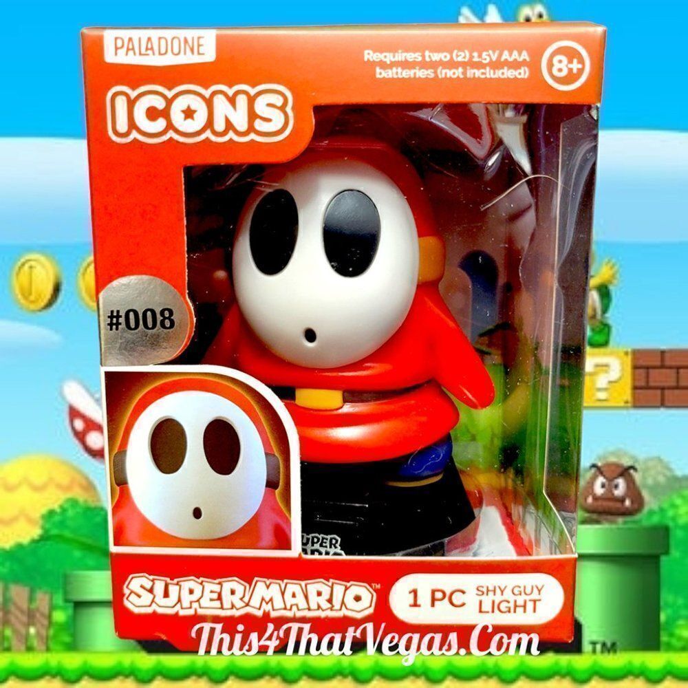 Super Mario Shy Guy light Icons